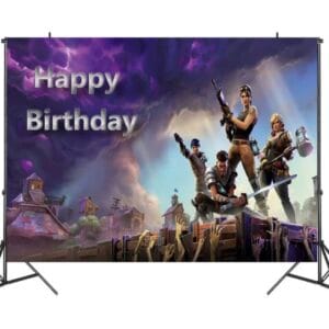 Fortnite Birthday Backdrop