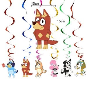 Bluey Hanging Swirls