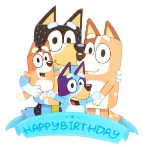 Bluey Cake Topper
