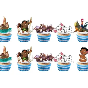 Moana Cupcake Toppers