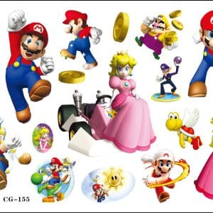 Super Mario Temporary Tattoo