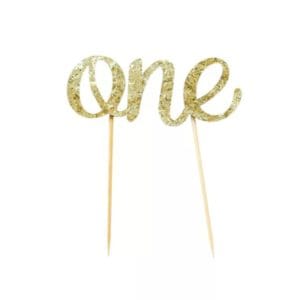 One Cake Topper
