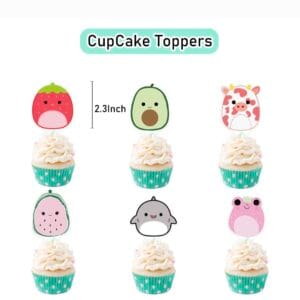 Squishmallows Cupcake Toppers