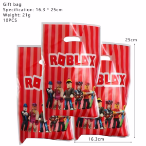 Roblox Plastic Party Bags