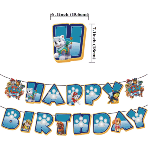 Paw Patrol Birthday Banner
