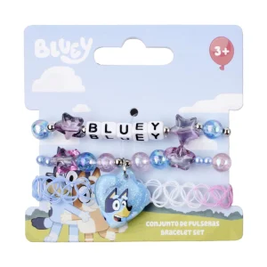 Bluey Heart Bracelet Set