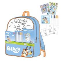 Bluey Friends Colorable Backpack