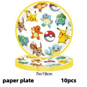 Pokèmon 7inch Party Plates