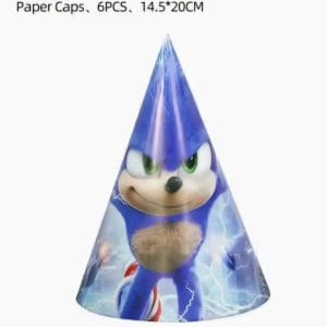 Sonic The Hedge Hog Party Hats